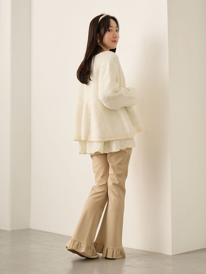 フレアパンツ Beige