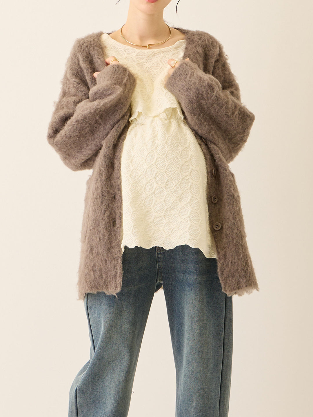 Mellow Design 象牙白上衣