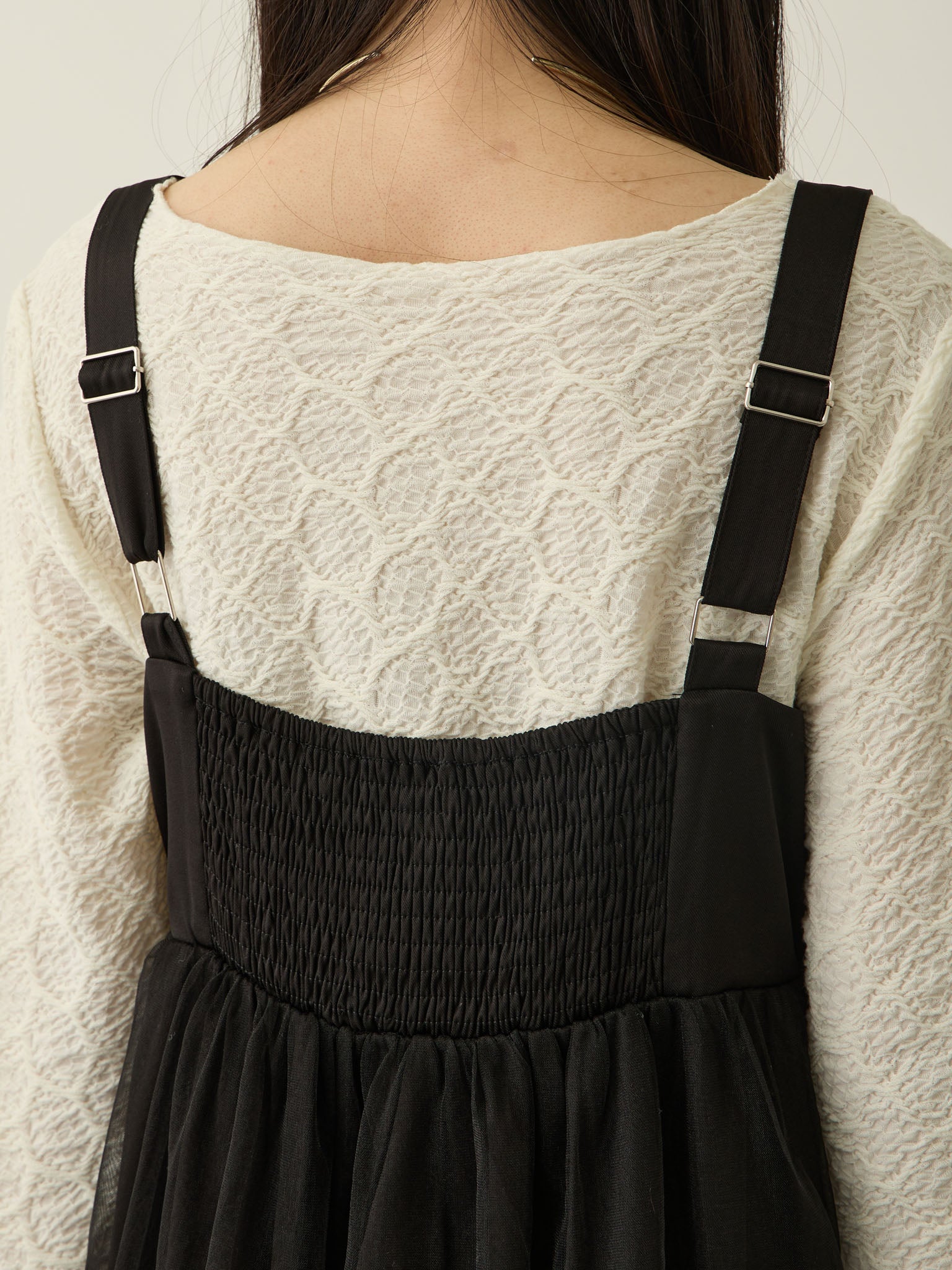 ANGELIEBE マタニティ 服 ワンピース チェック ジャンパー