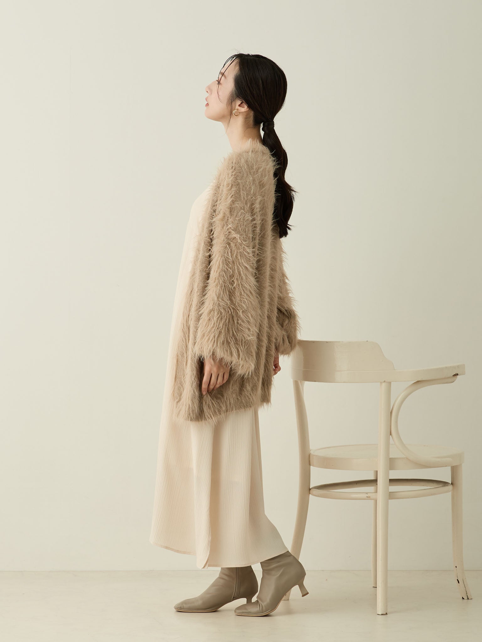 フラッフィーカーディガン Beige – honono for mom&baby