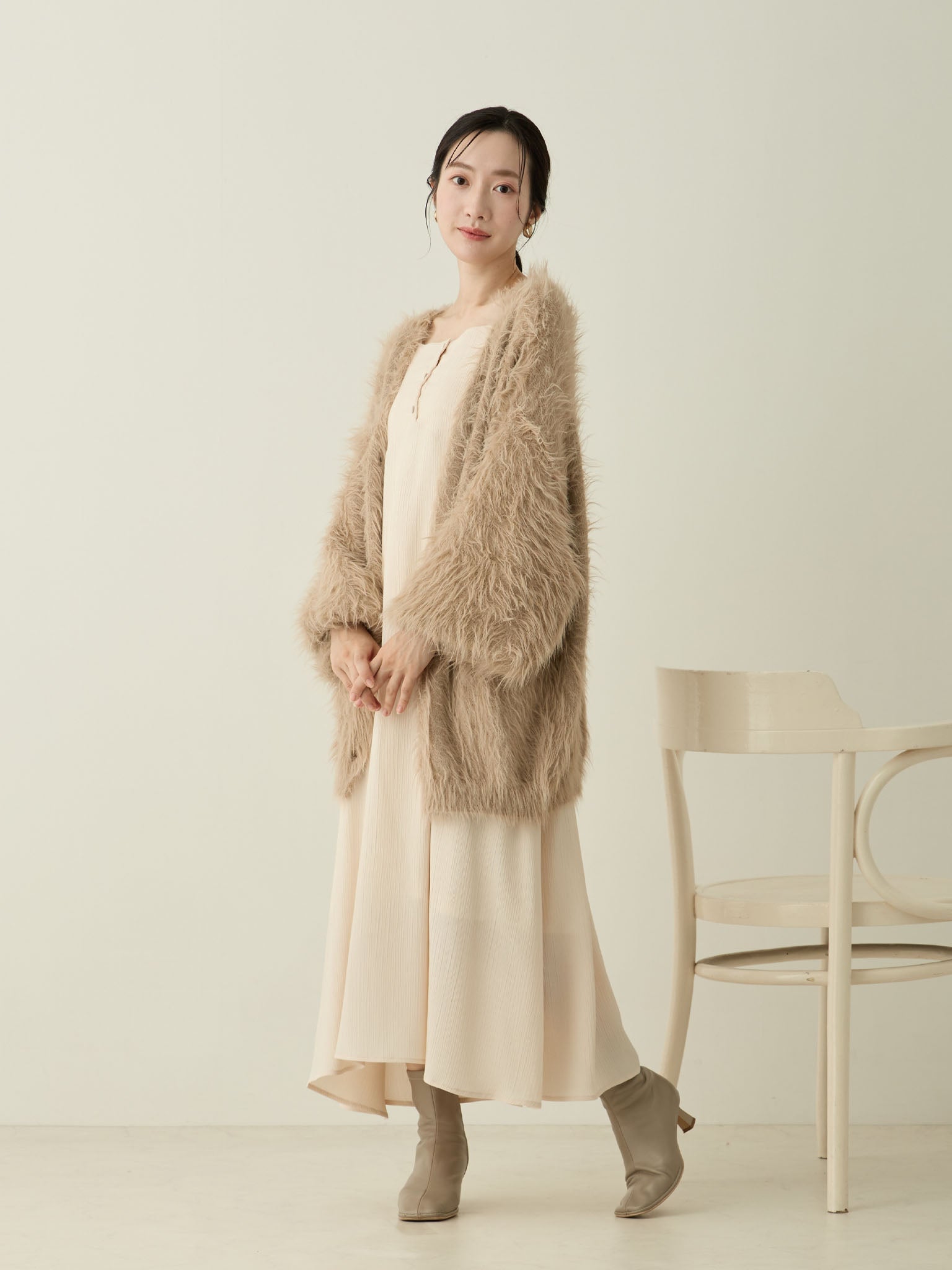 スリットスリーブワンピース Ecru – honono for mom&baby