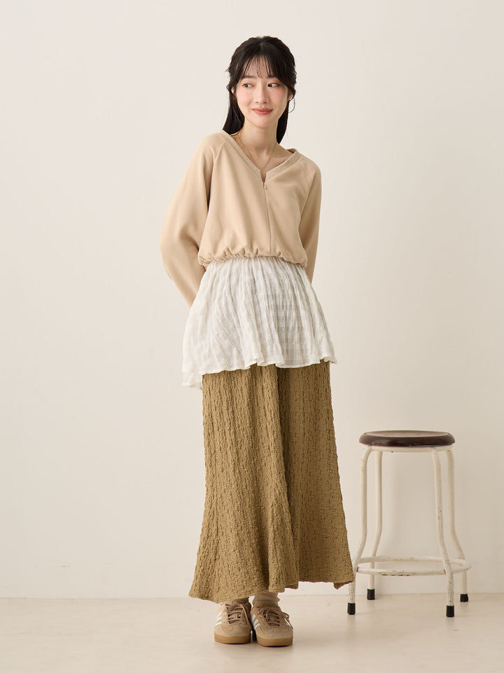 ストレッチマーメイドスカート Khaki