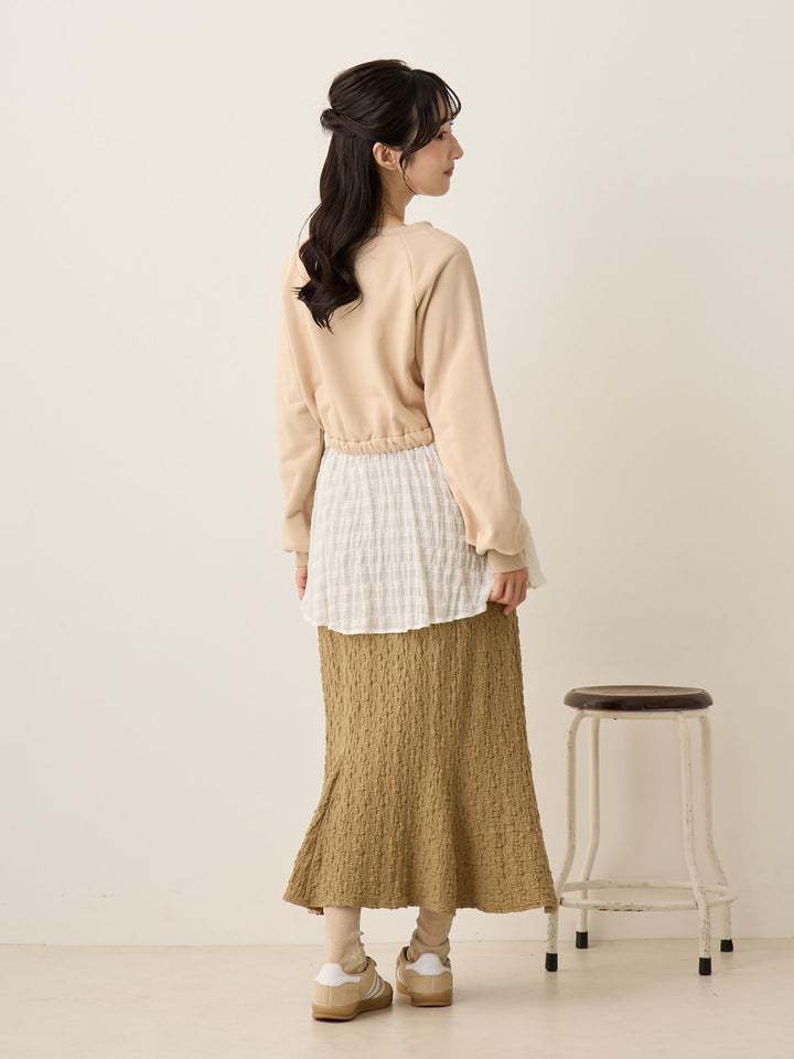 ストレッチマーメイドスカート Khaki