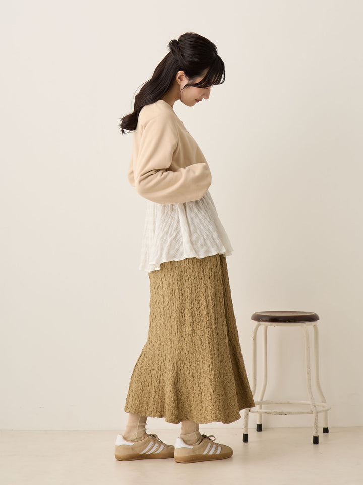 ストレッチマーメイドスカート Khaki
