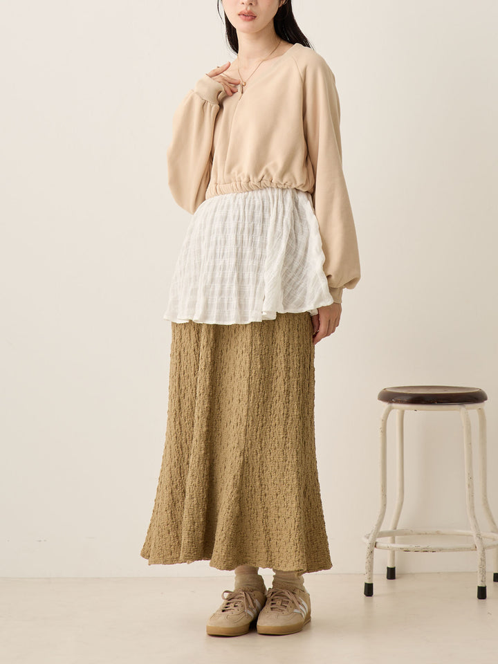 ストレッチマーメイドスカート Khaki