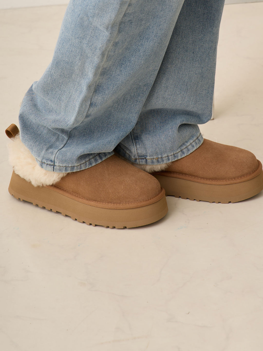 マタニティロングデニム Light blue