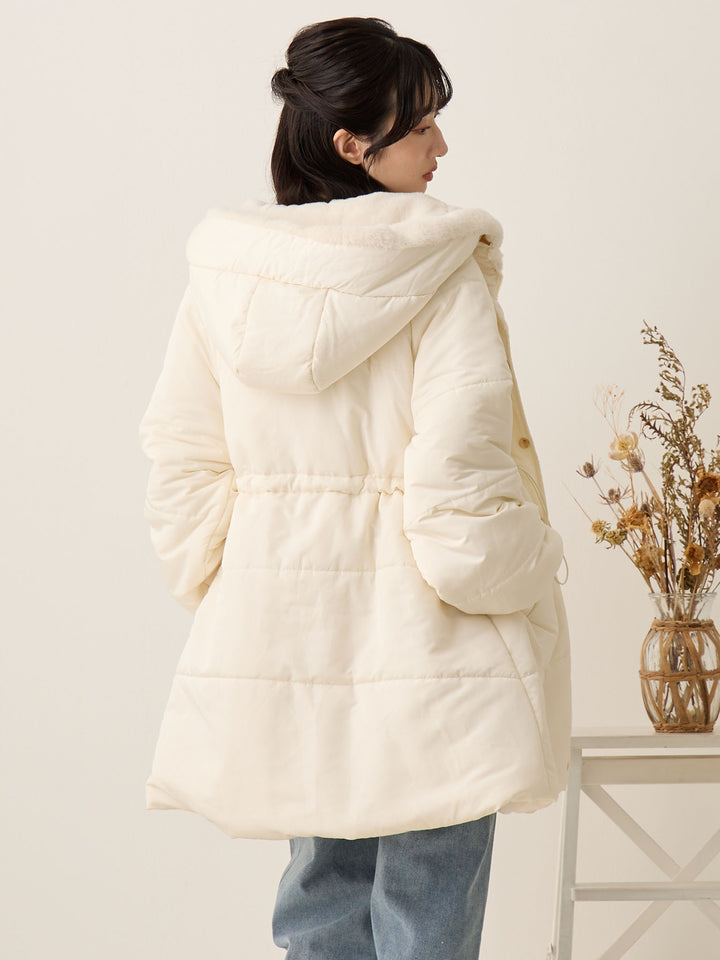 [孕妇/产后] 鸭绒外套 米色填充外套