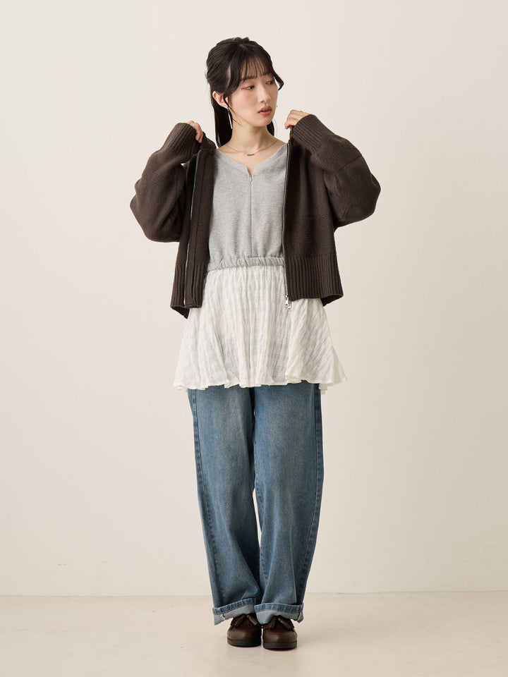 デニムロングパンツ Blue