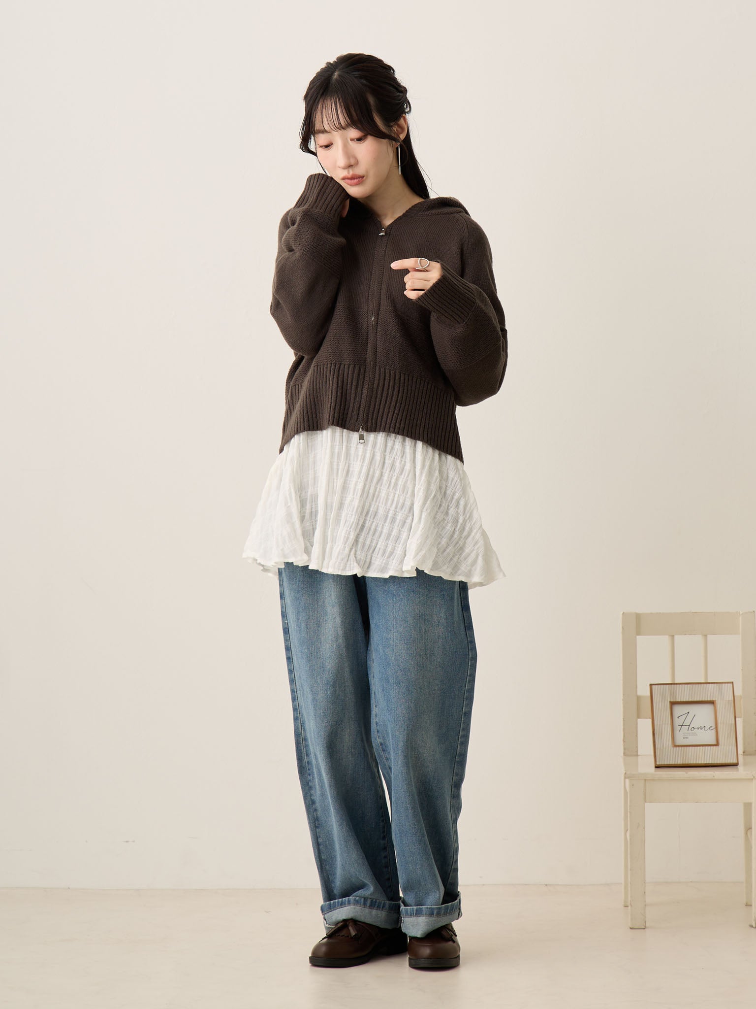 【エムズグレイシー】サイズ40ブローチ付きダブルジップカーディガン　ブラック 楽天市場】エムズグレイシー カーディガンの通販