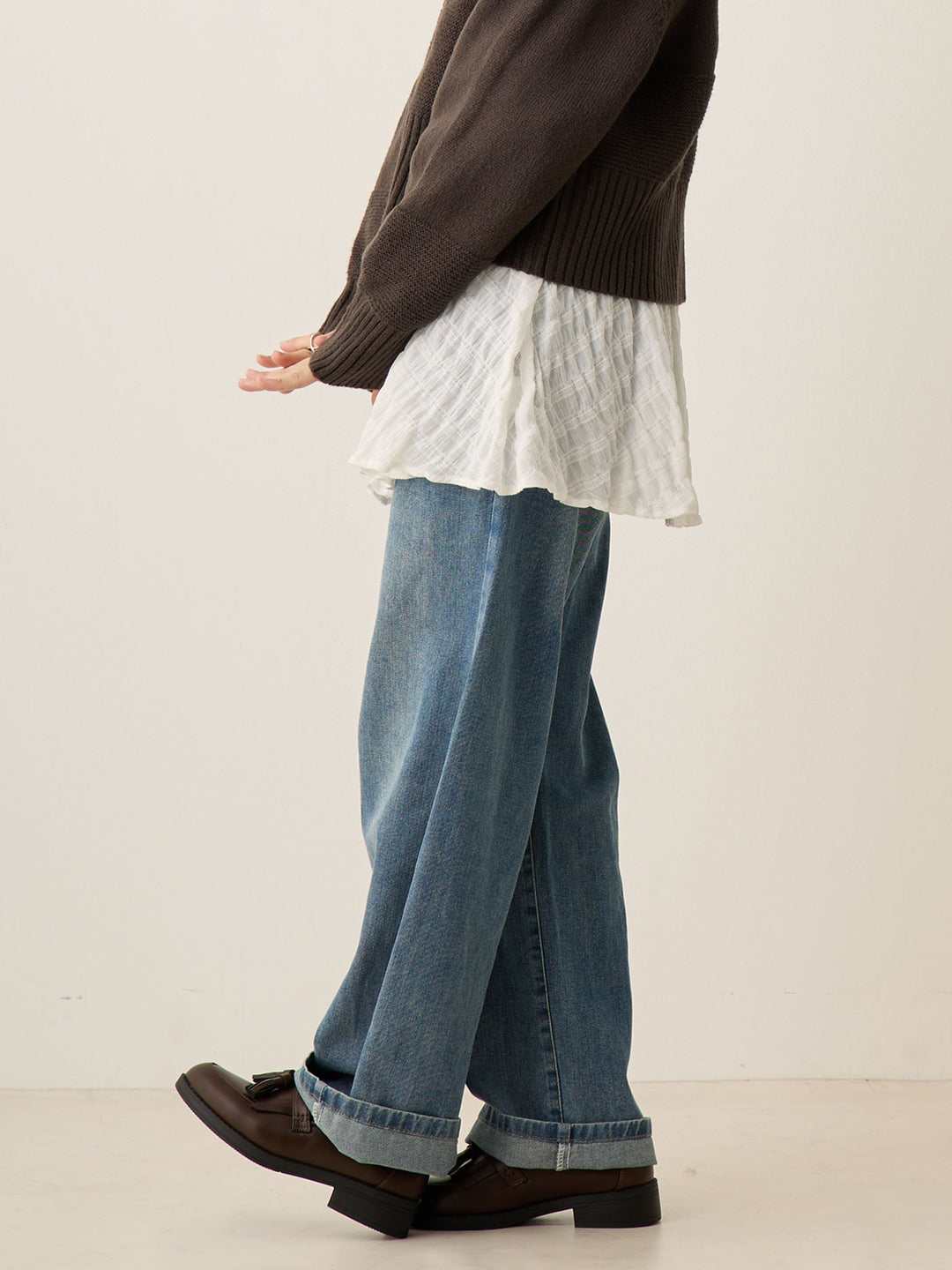 デニムロングパンツ Blue