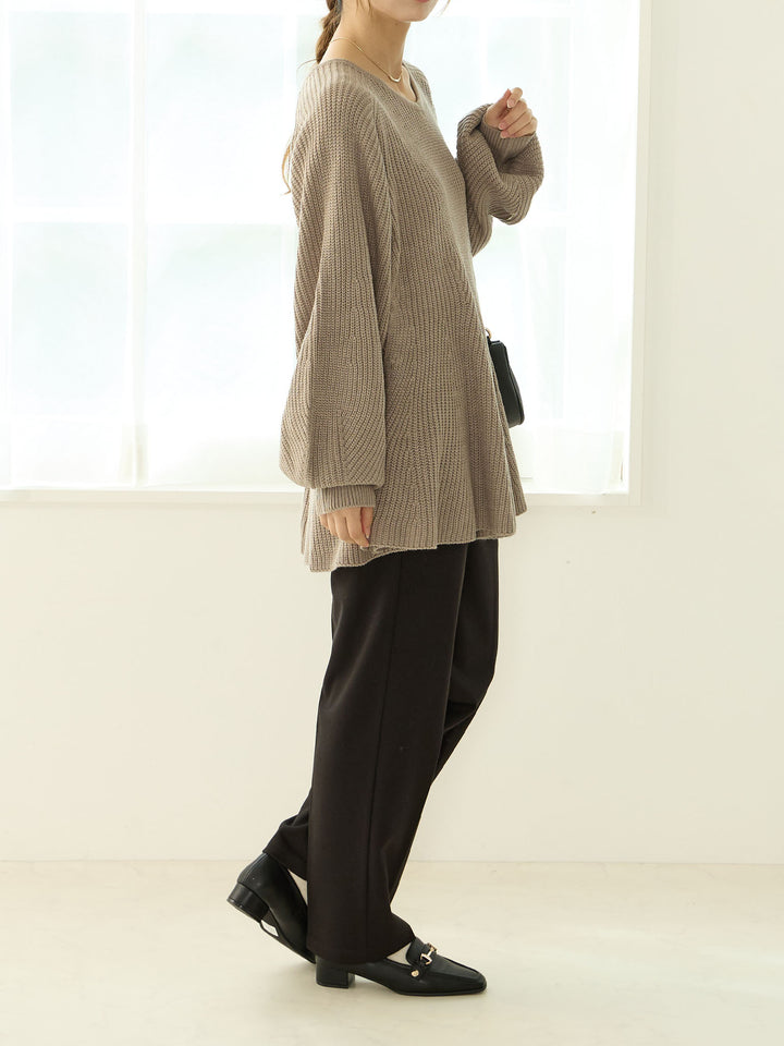 拉绒孕妇裤，塑造美丽双腿，黑色