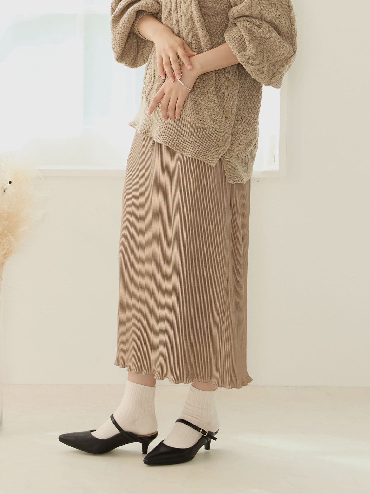 セール】シアーロングティアードスカートペチコート付き [春夏