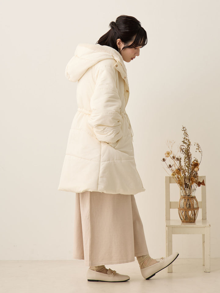 [孕妇/产后] 鸭绒外套 米色填充外套