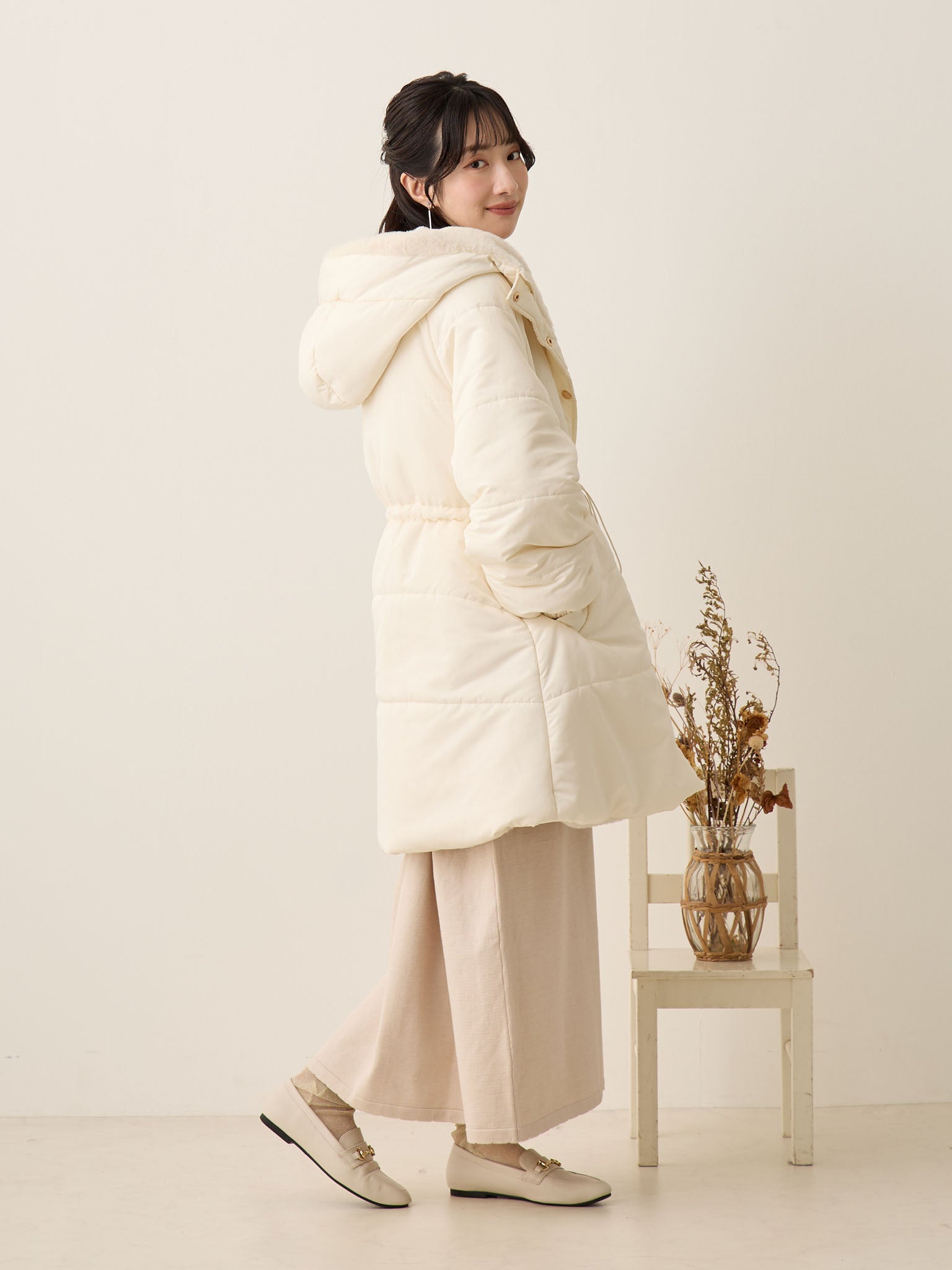 ダッカー付き中綿アウター Ecru – honono for mom&baby