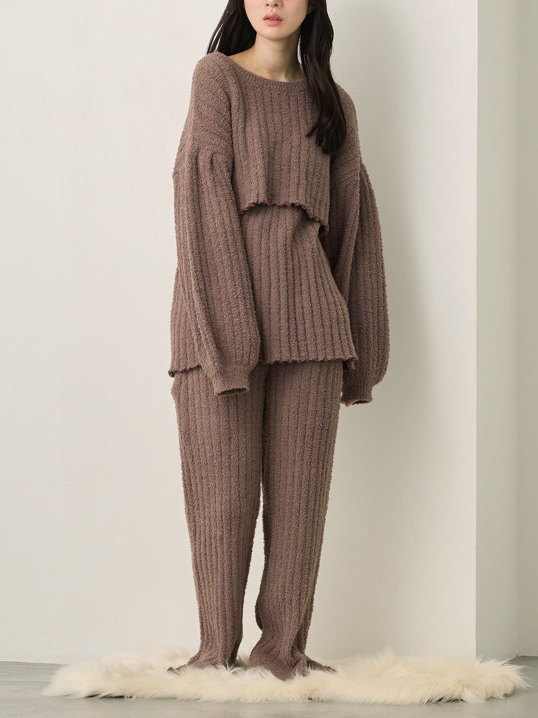 蓬松房间套装 深灰色