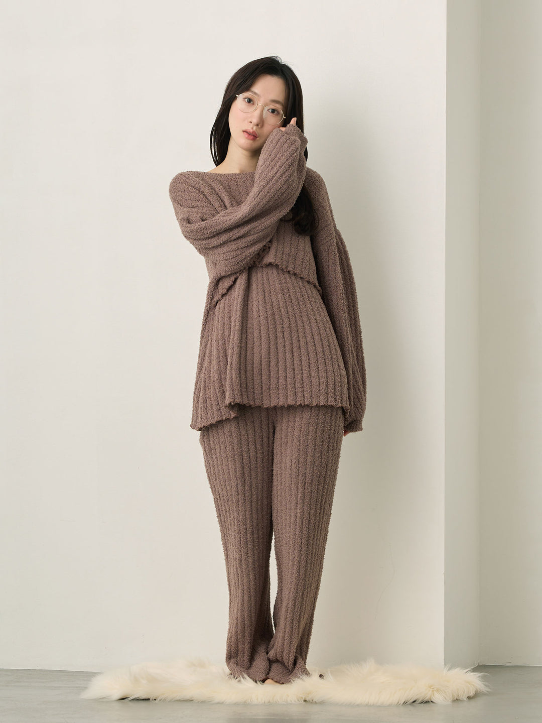 蓬松房间套装 深灰色