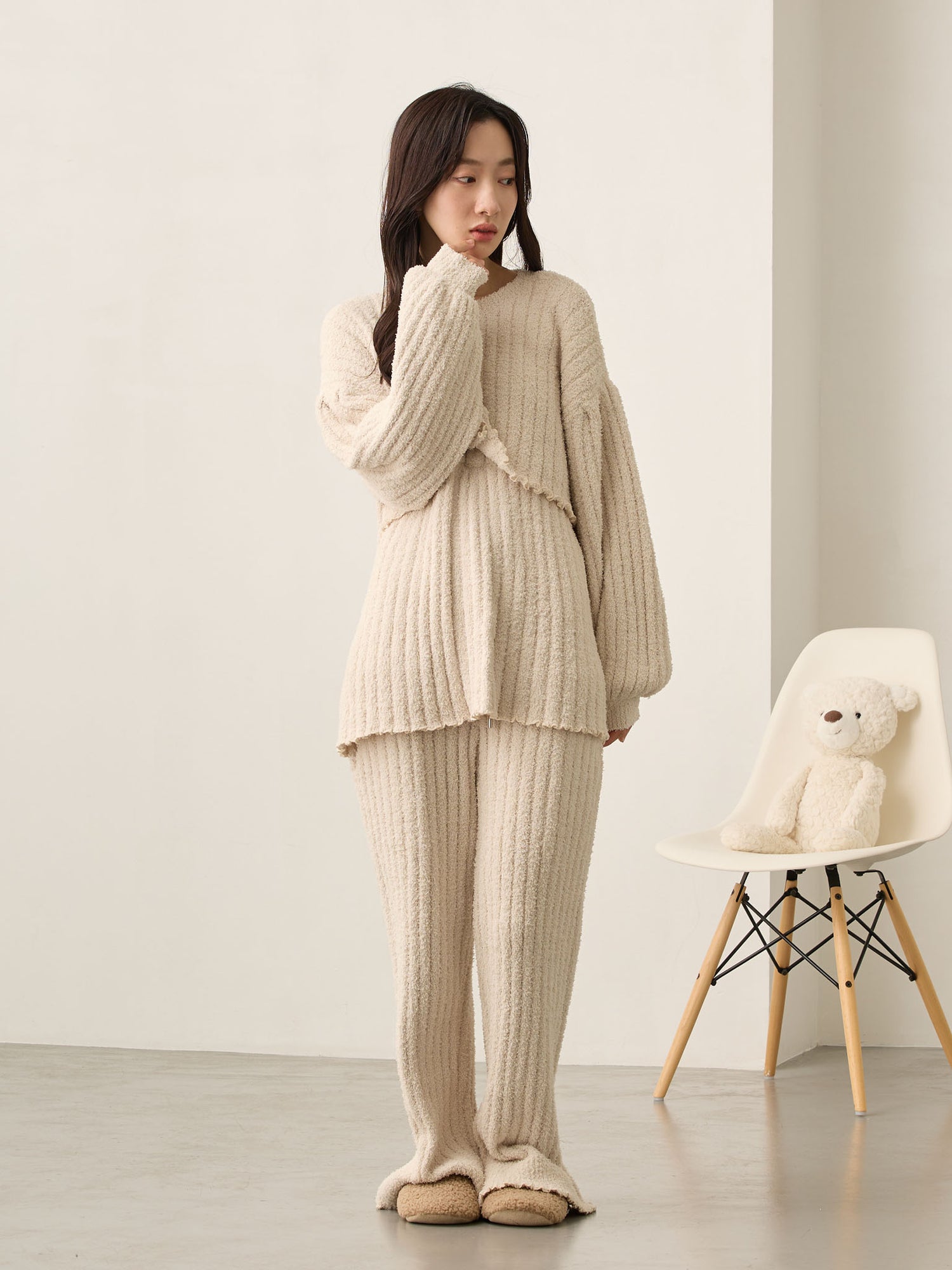 ふわふわルームセット Ivory