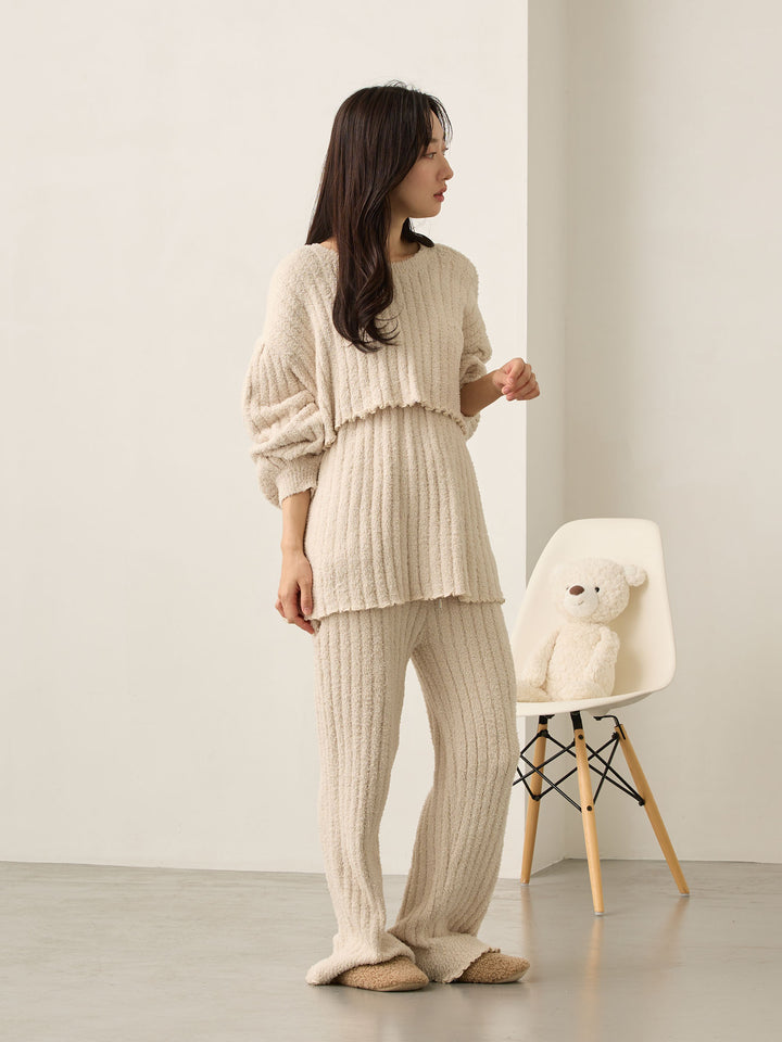 象牙色蓬松房间套装