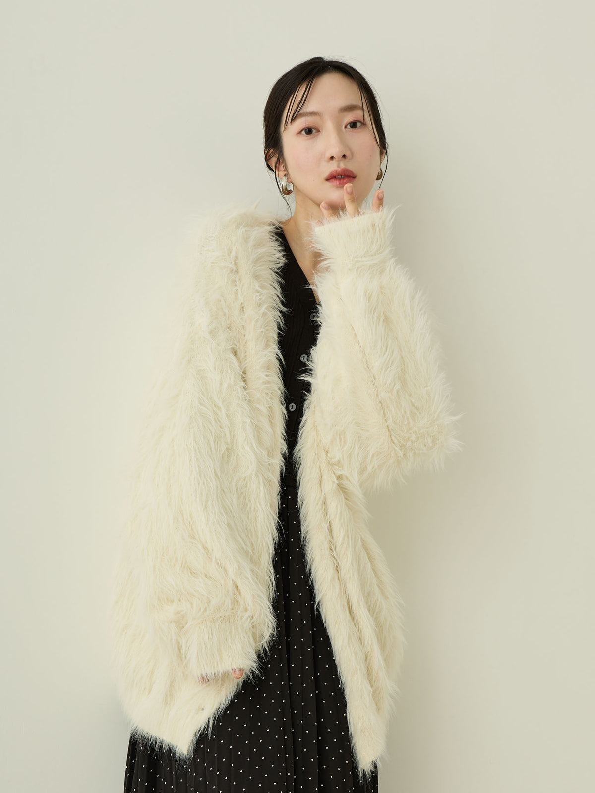 フラッフィーカーディガン Ecru