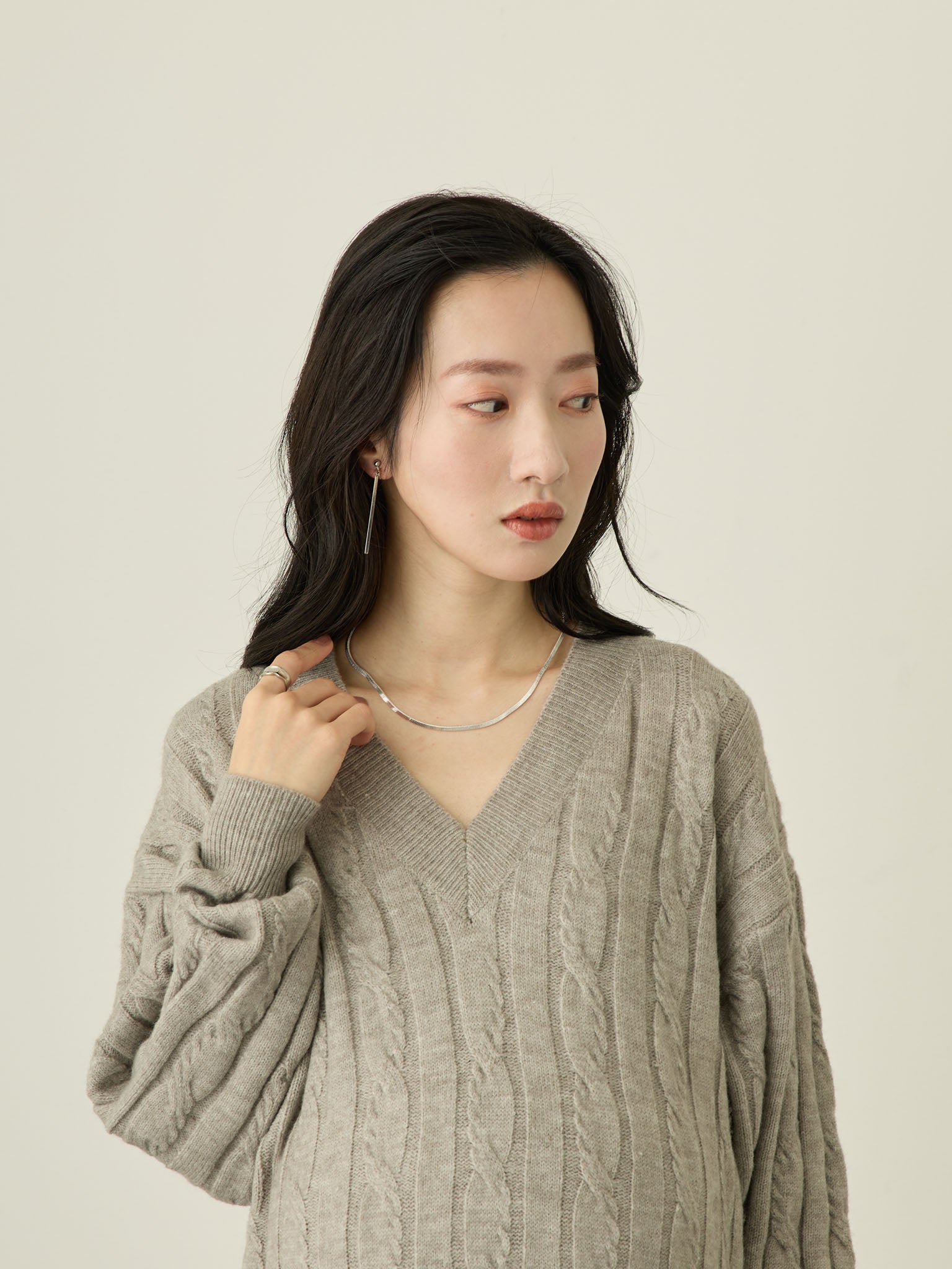 【新品】honono 授乳服 ケーブルニットワンピース ケーブルニットワンピース Ivory – honono for mom&baby