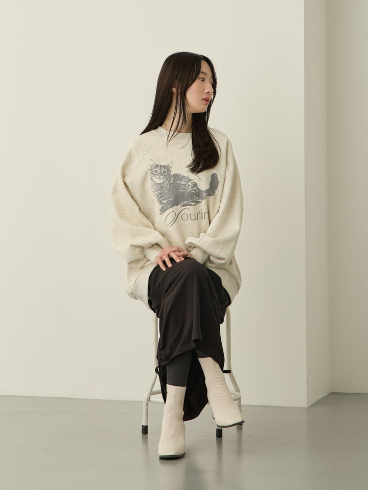 黑色羊毛工装裙