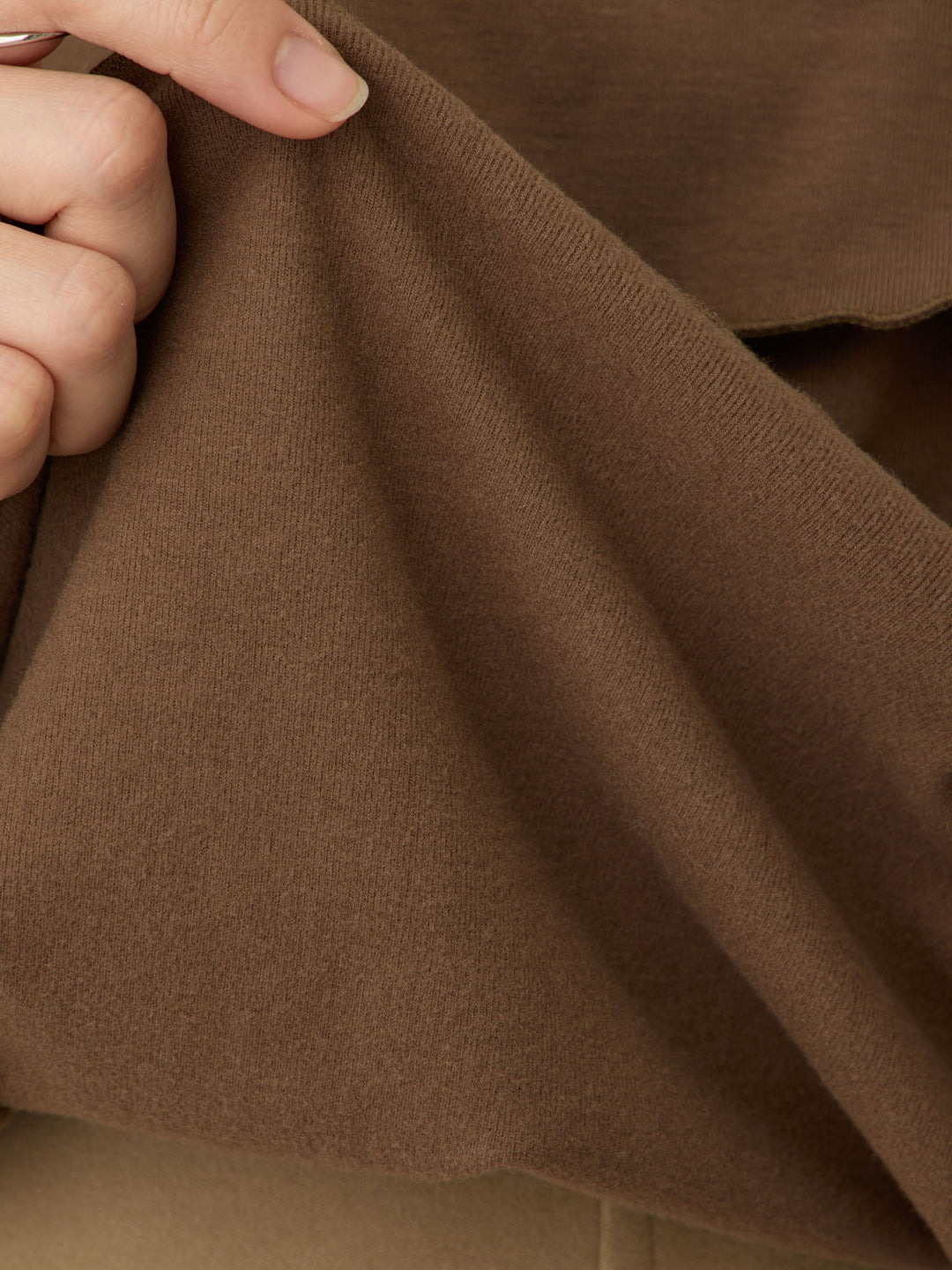 裏起毛ロングTシャツ Brown