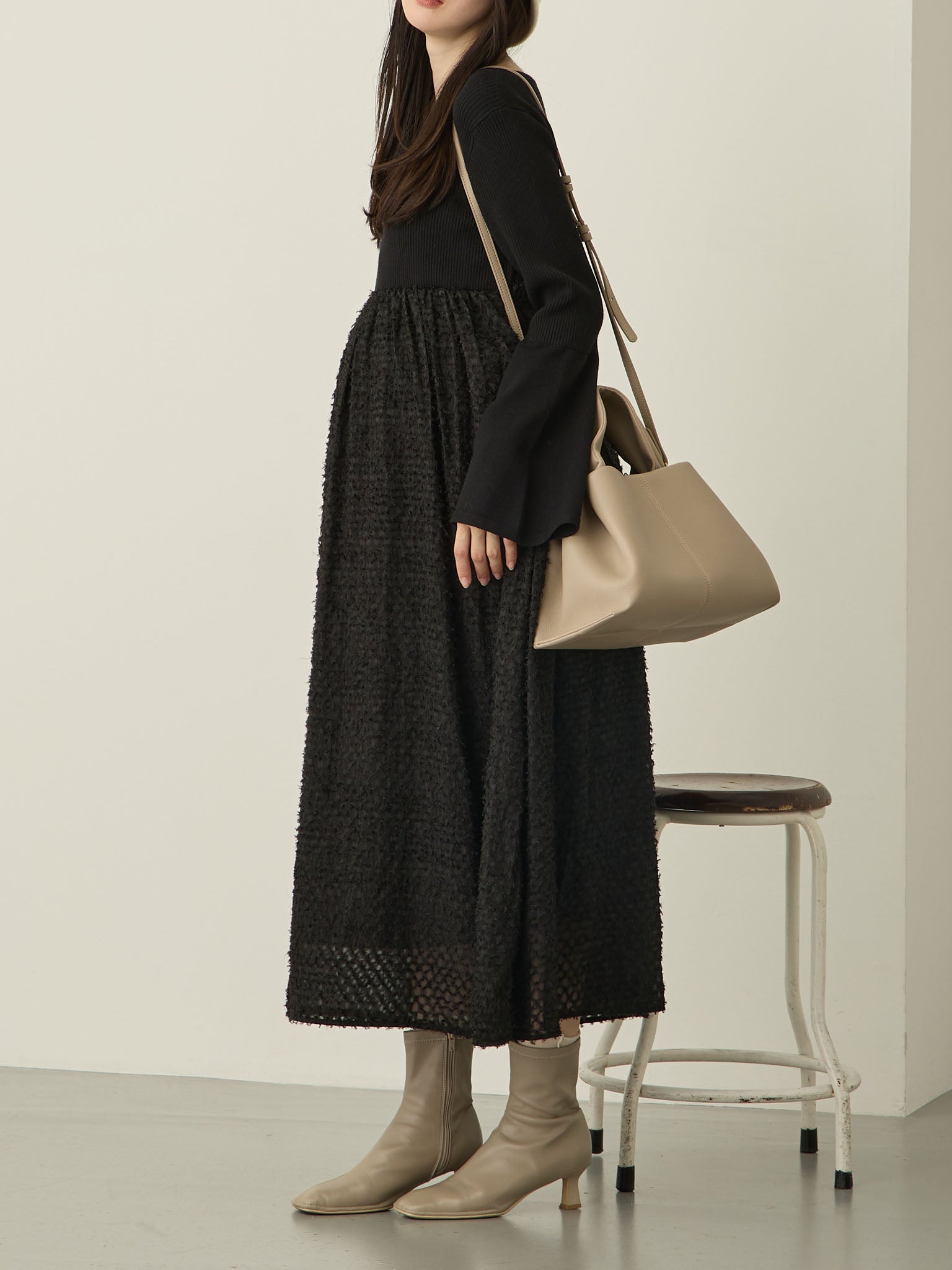 h.NAOTO h.HONEY バタフライリボンワンピース ミント×黒 新品 h.NAOTO h.HONEY バタフライリボンワンピース ミント×黒 新品