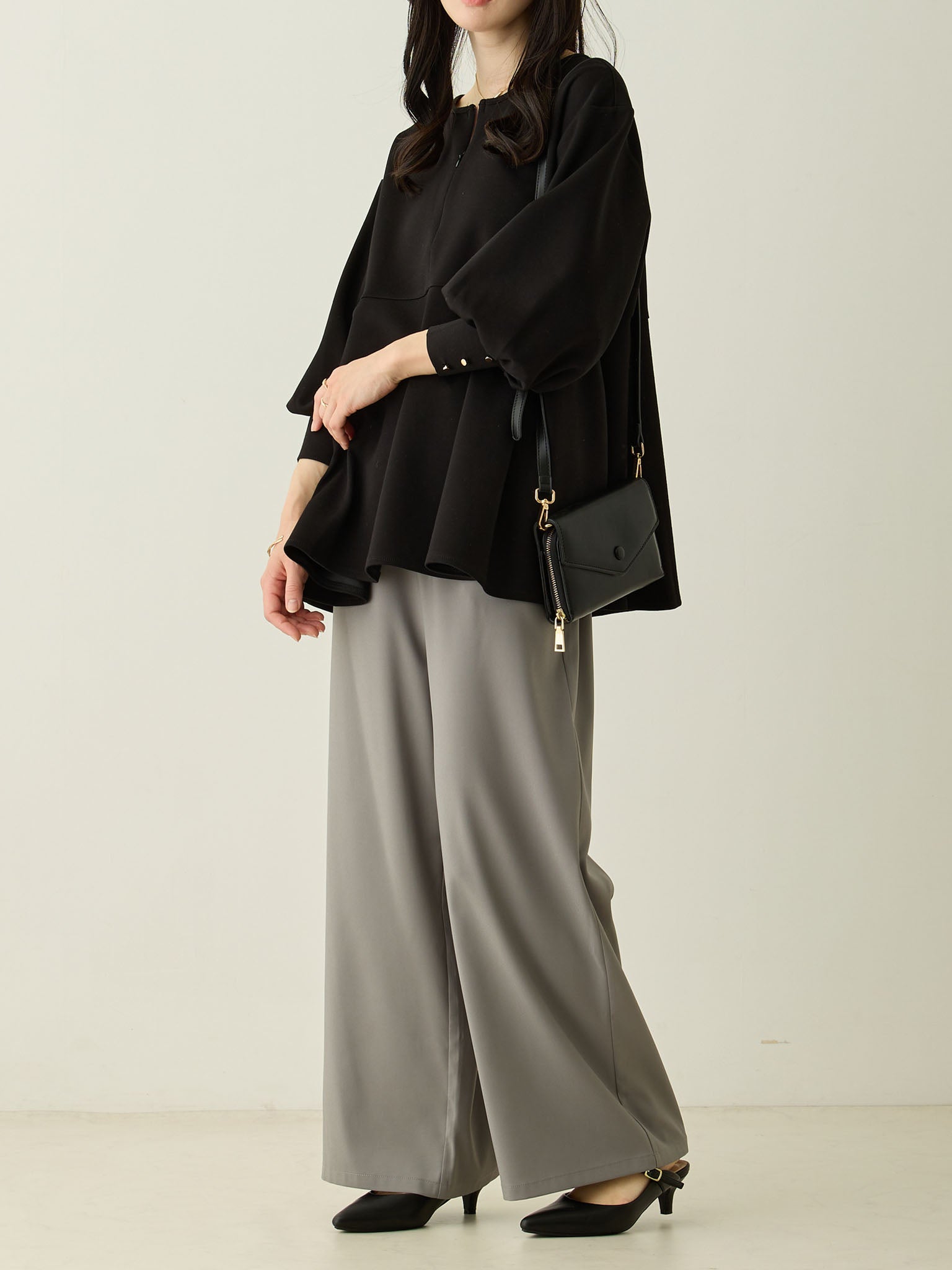 イージーワイドパンツ Gray – honono for mom&baby