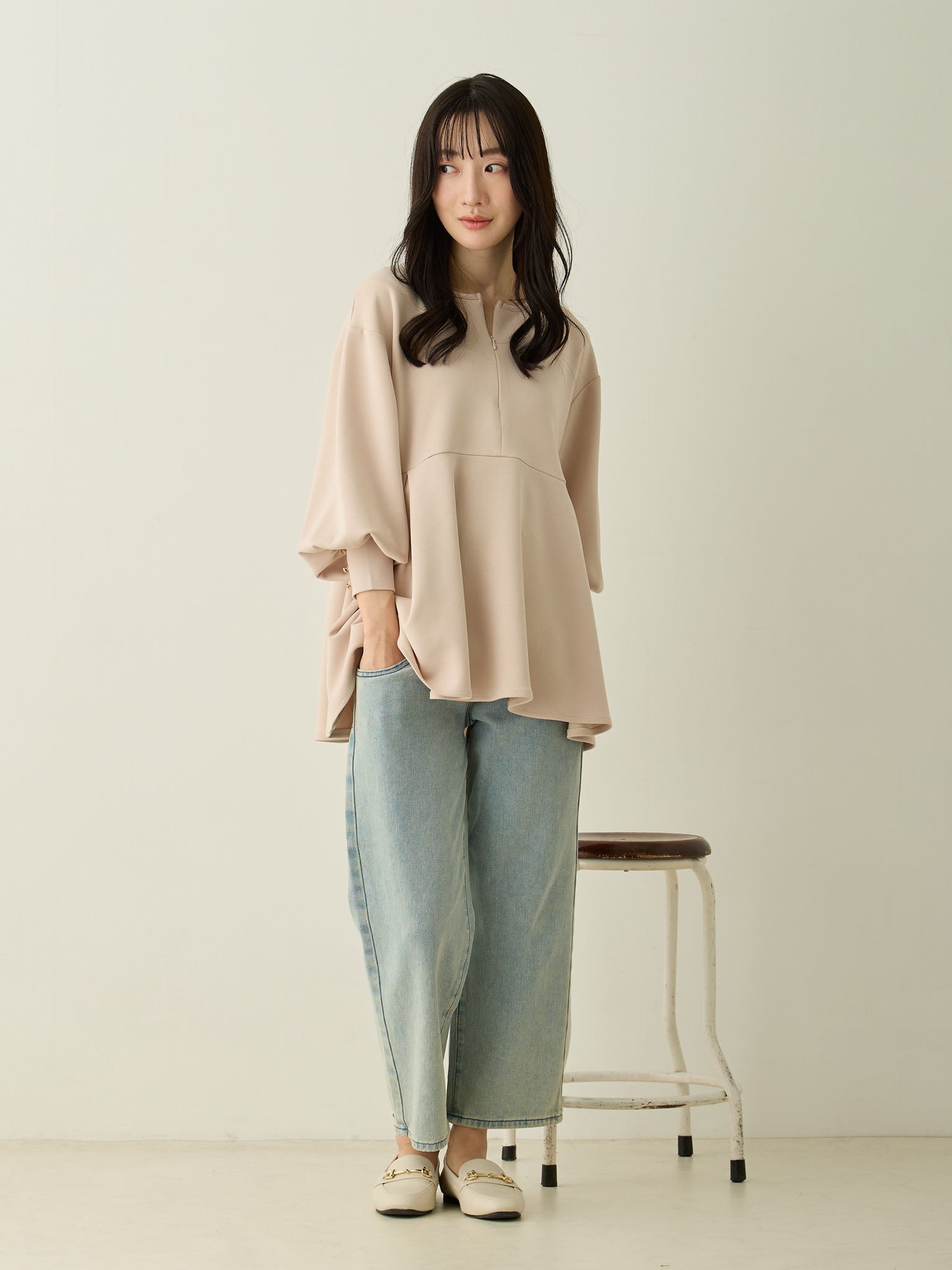 理想の形と色！マタニティデニム アンクル丈 – honono for mom&baby