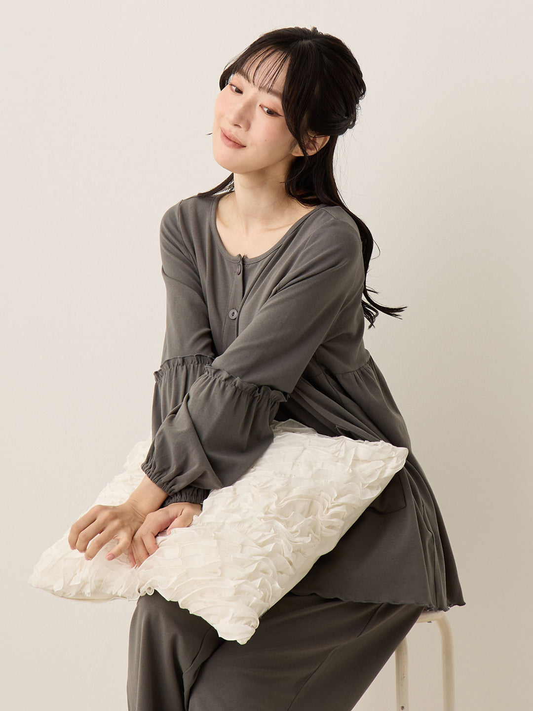 腹巻き付きルームセット Charcoal