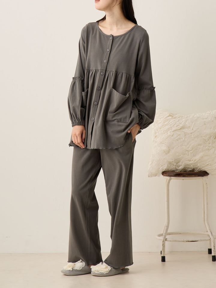 腹巻き付きルームセット Charcoal