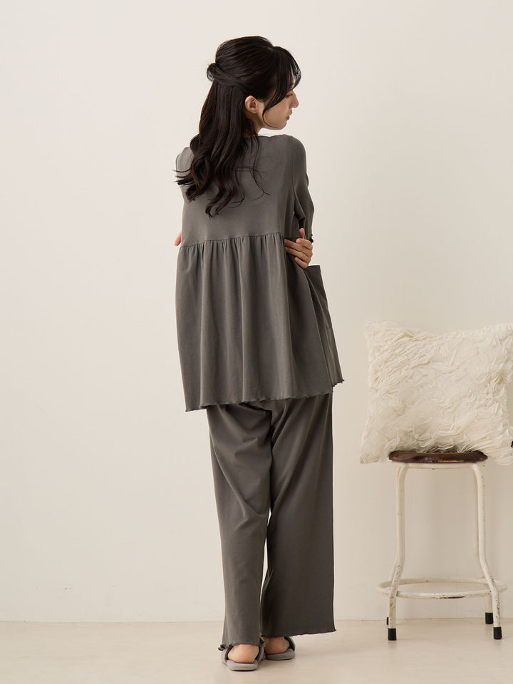 腹巻き付きルームセット Charcoal