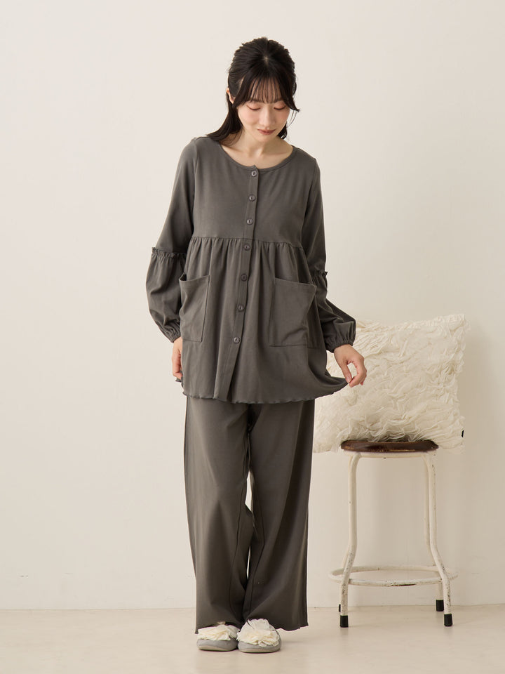 腹巻き付きルームセット Charcoal