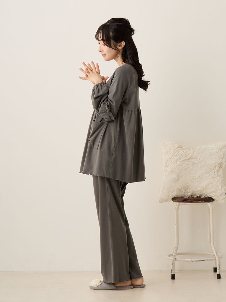 腹巻き付きルームセット Charcoal