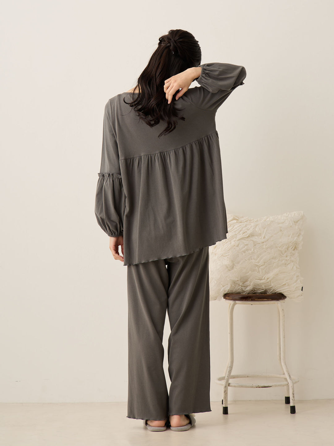 腹巻き付きルームセット Charcoal