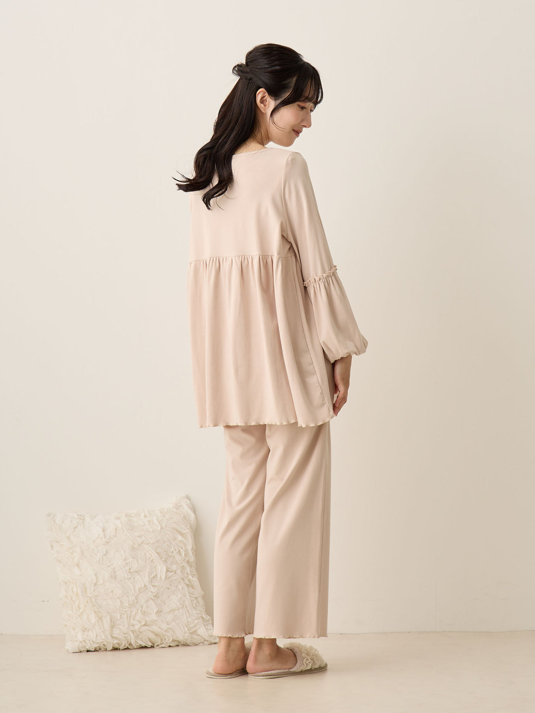 腹巻き付きルームセット Ash pink