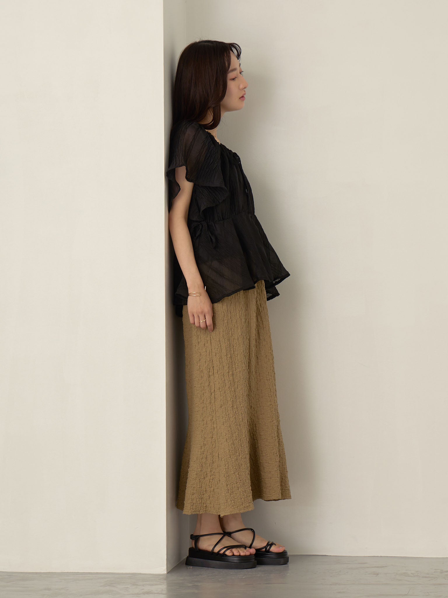 ストレッチマーメイドスカート Khaki – honono for mom&baby