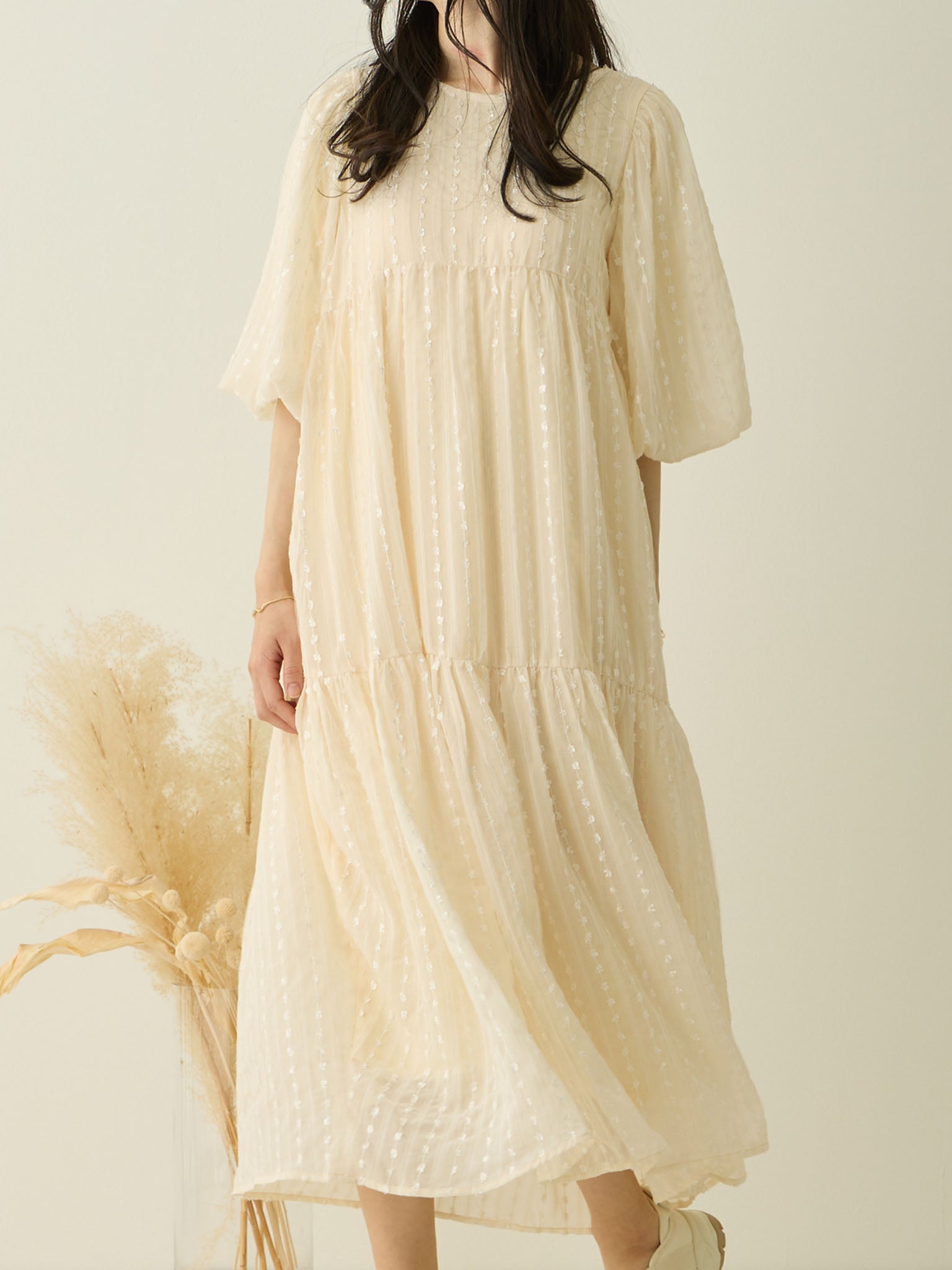 バルーンスリーブワンピース Ivory – honono for mom&baby