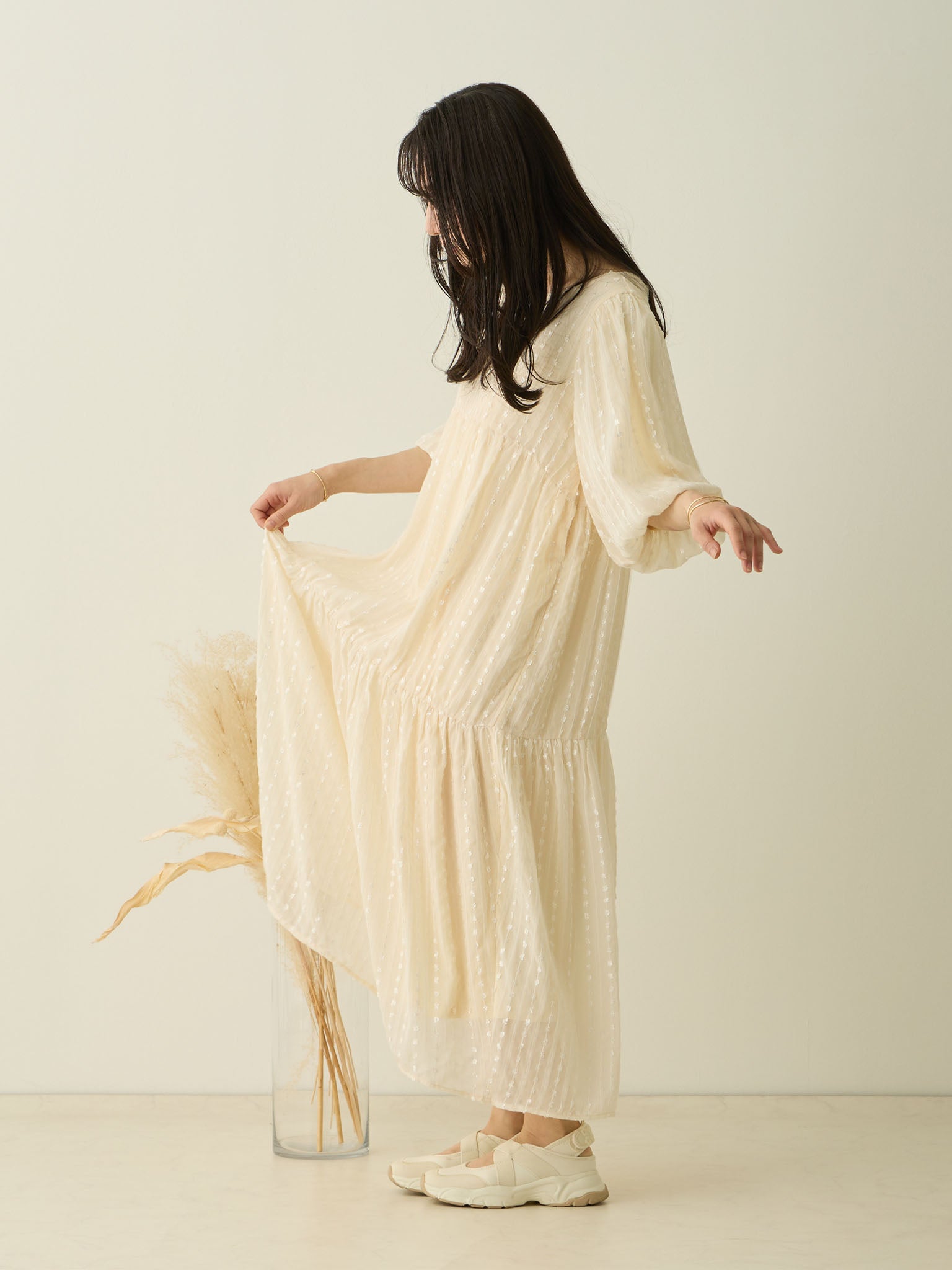 バルーンスリーブワンピース Ivory – honono for mom&baby