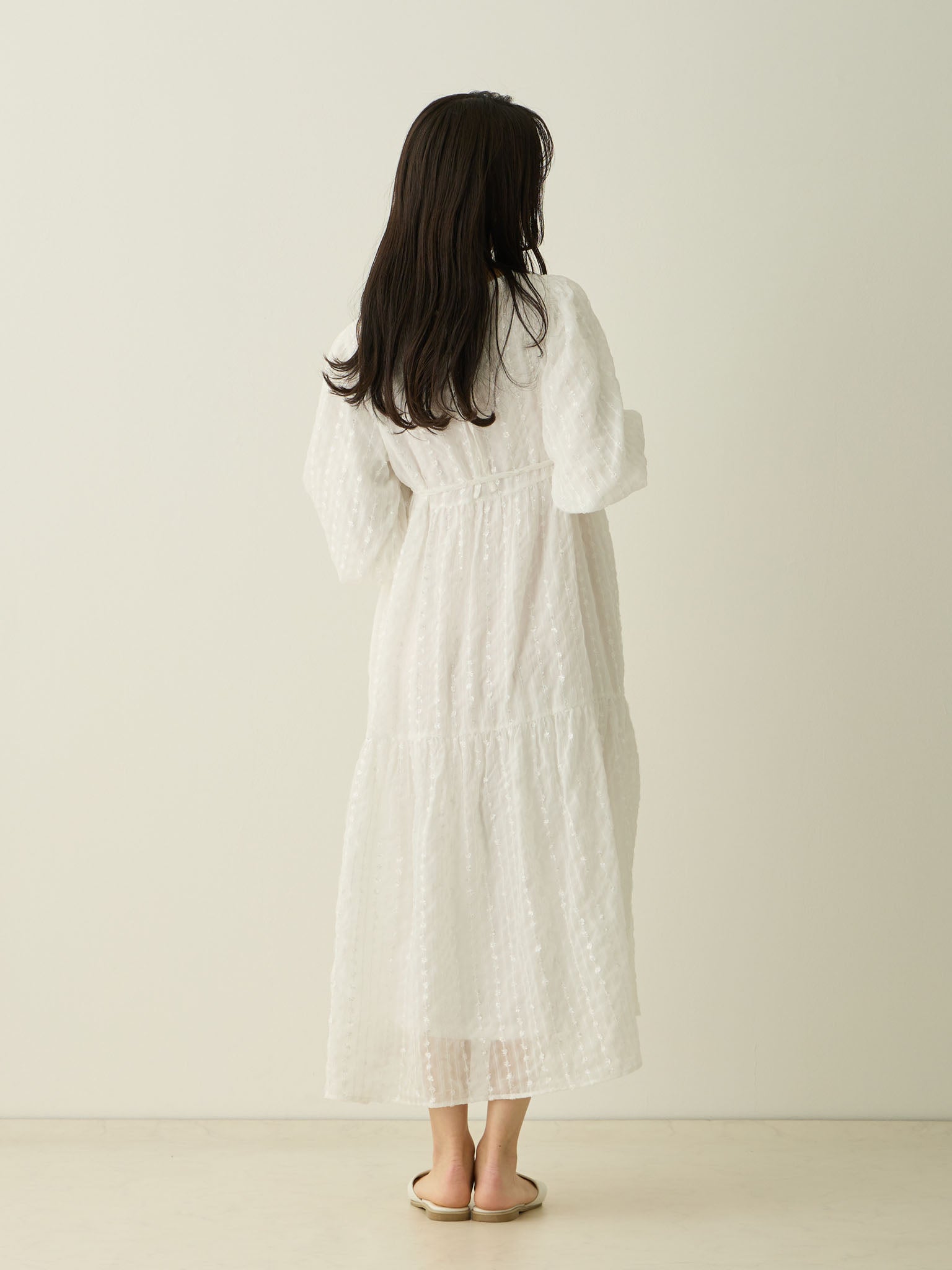バルーンスリーブワンピース White – honono for mom&baby