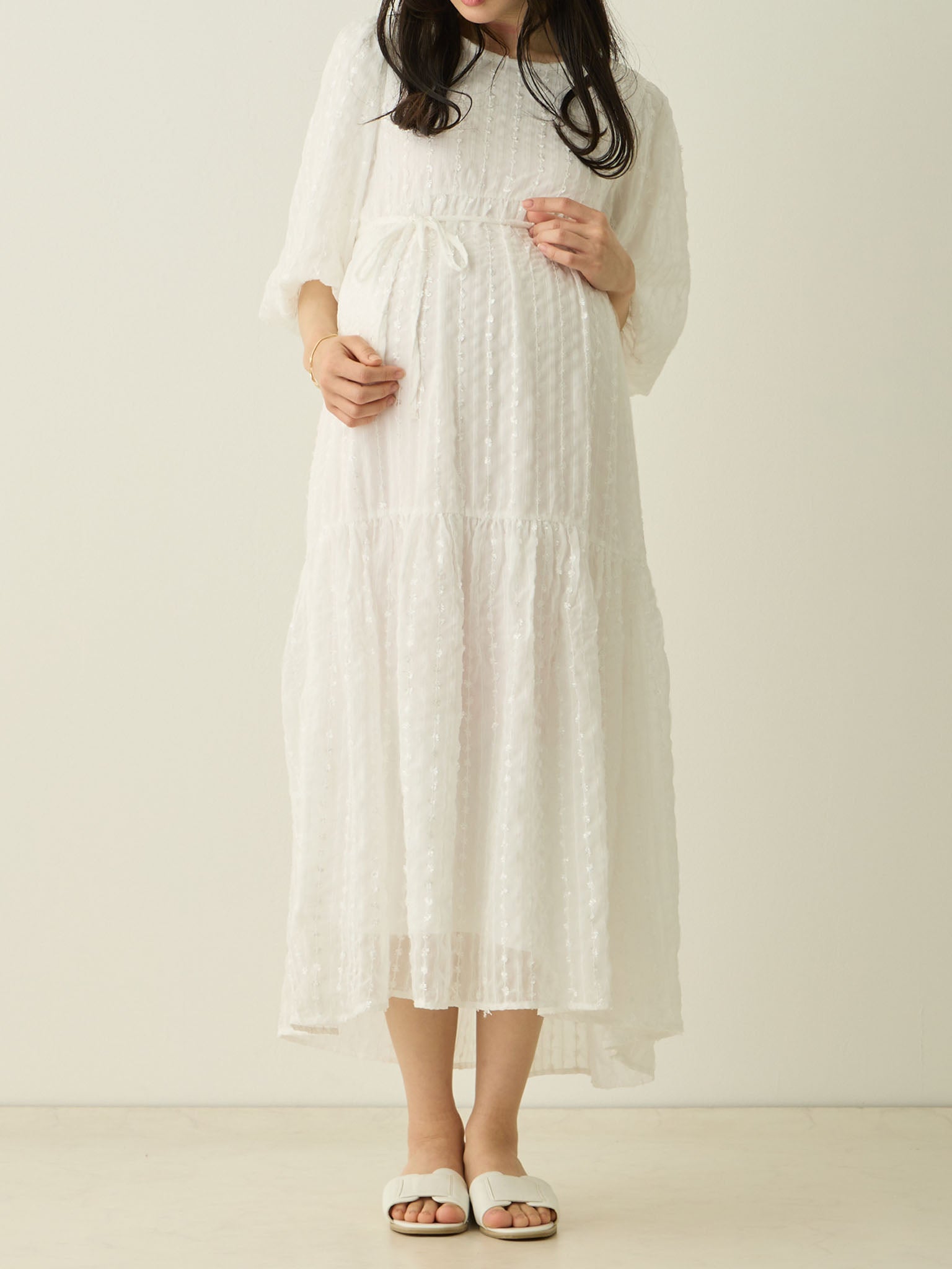 バルーンスリーブワンピース White – honono for mom&baby