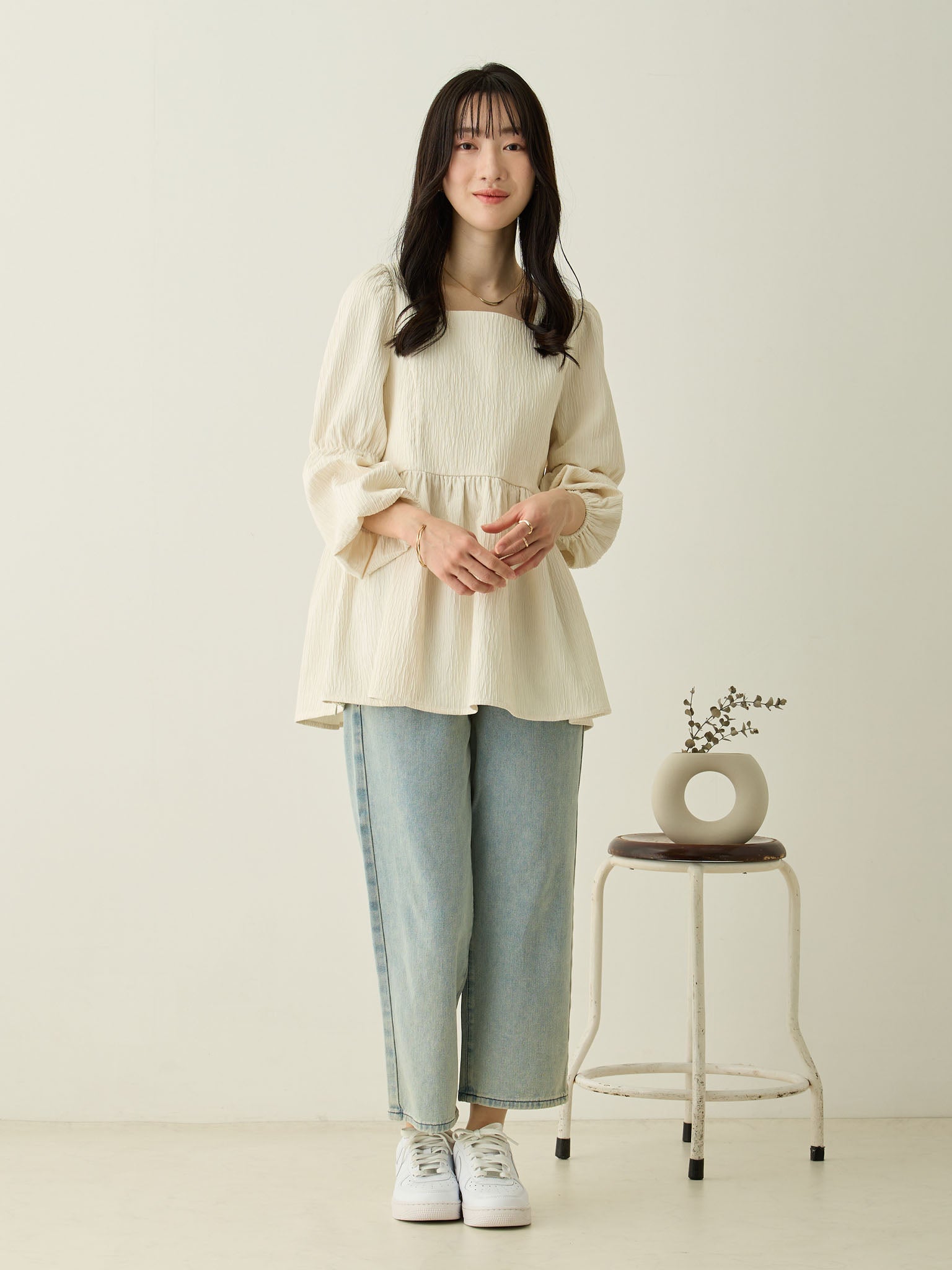 理想の形と色！マタニティデニム アンクル丈 – honono for mom&baby
