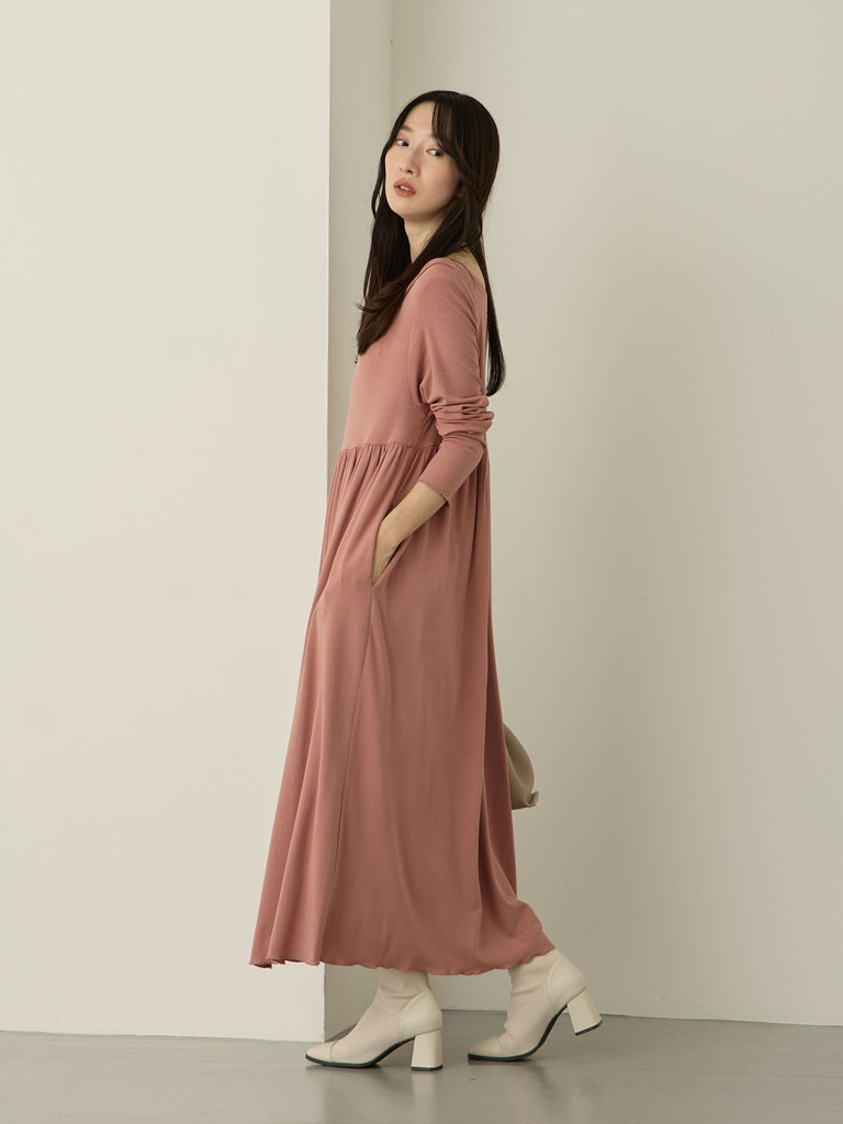 ドレープネックワンピース Pink – honono for mom&baby