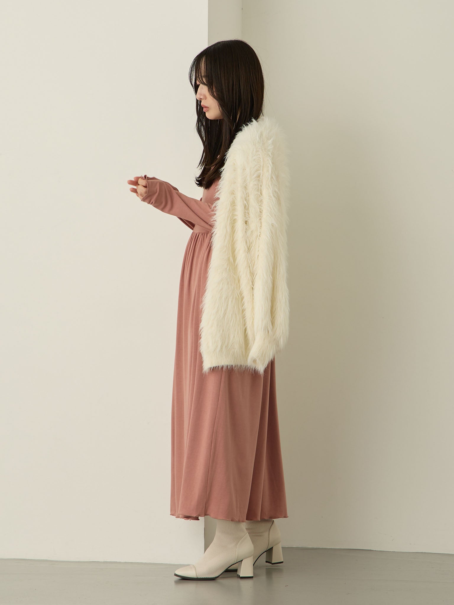 ドレープネックワンピース Pink – honono for mom&baby