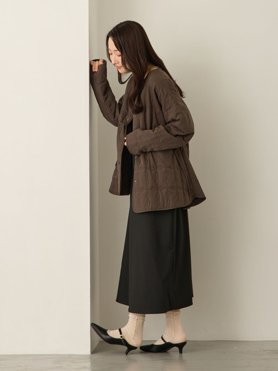 原创 Ducker 木炭绗缝外套