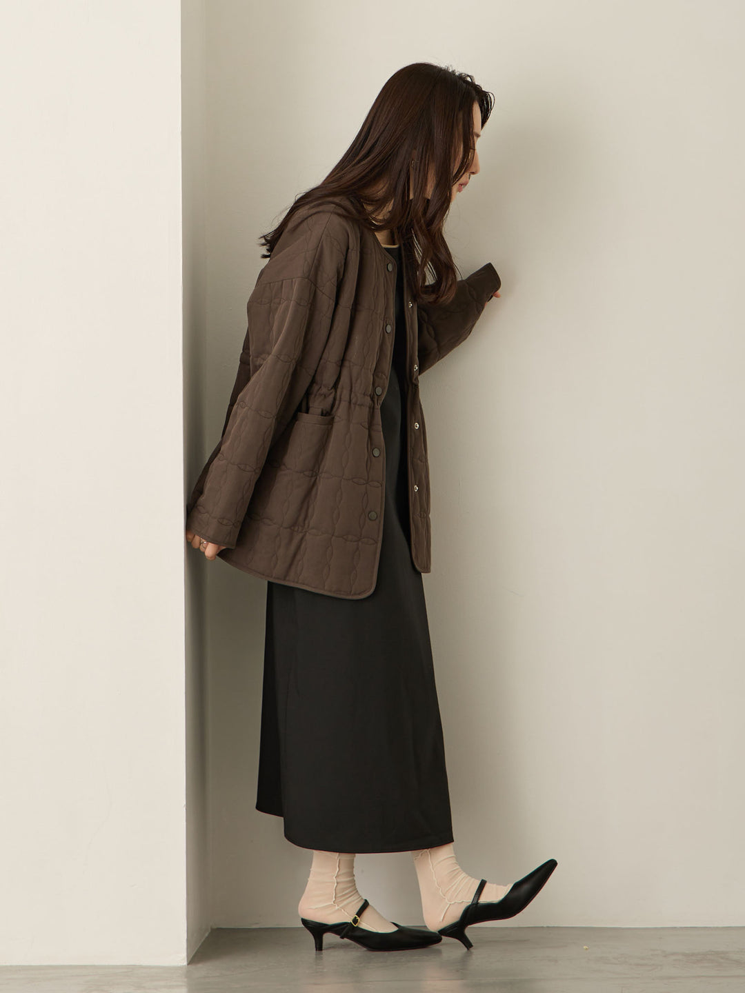 原创 Ducker 木炭绗缝外套