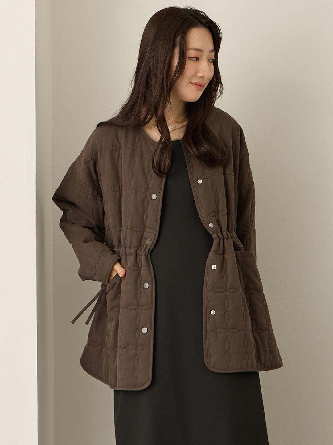 原创 Ducker 木炭绗缝外套