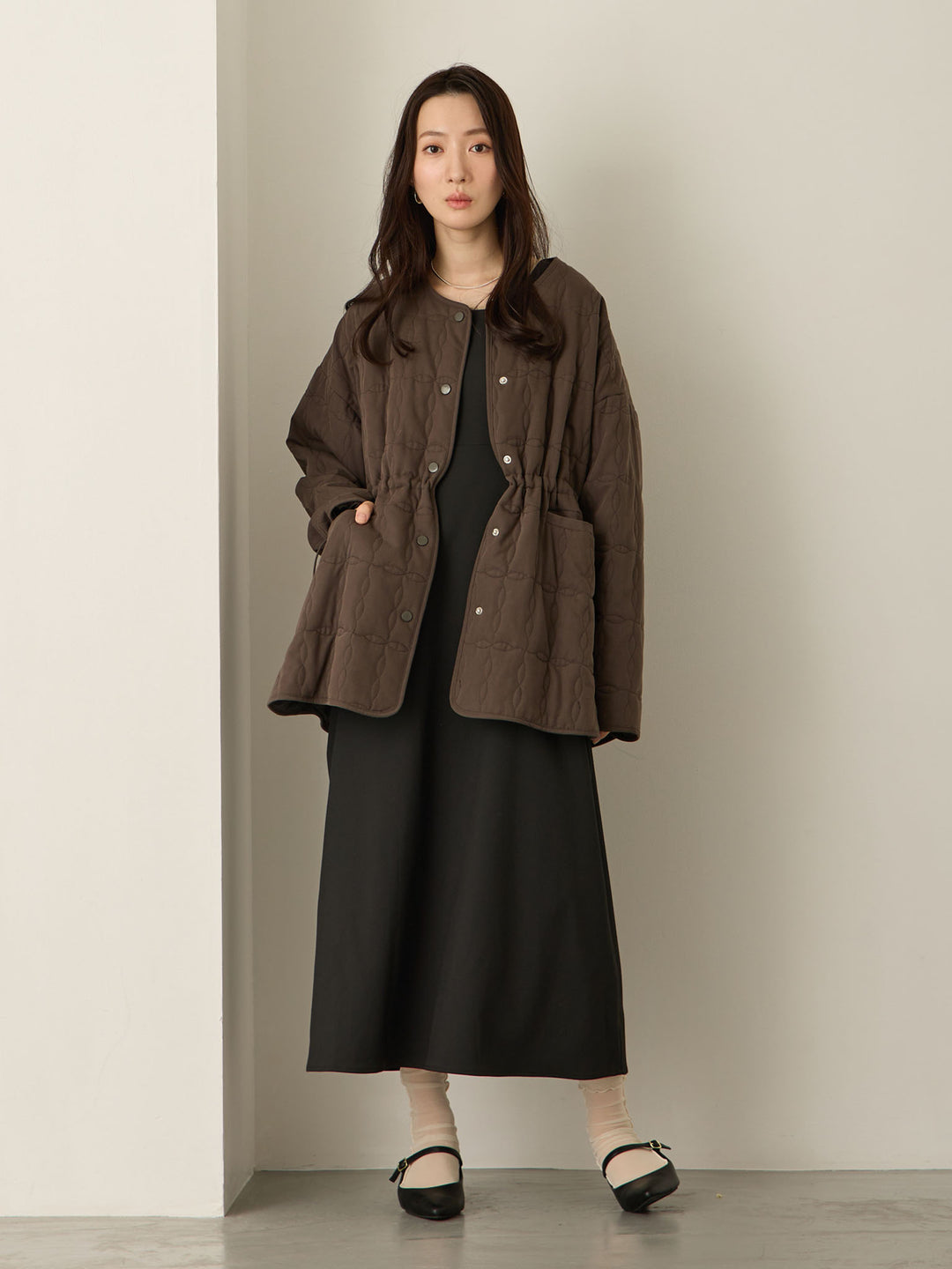 原创 Ducker 木炭绗缝外套