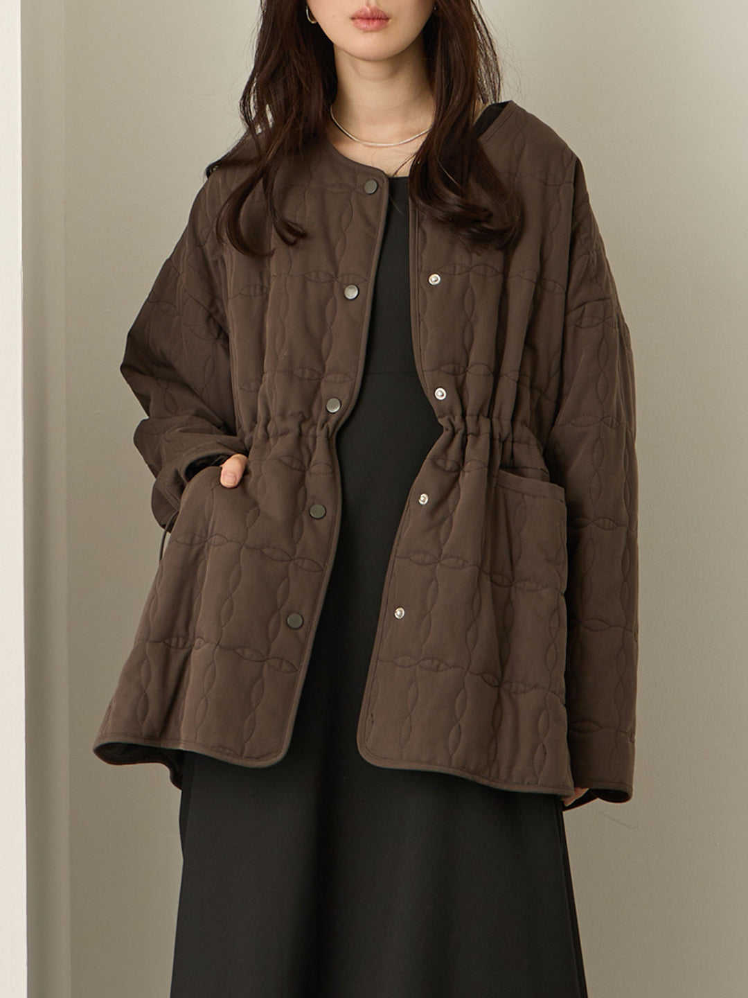 原创 Ducker 木炭绗缝外套