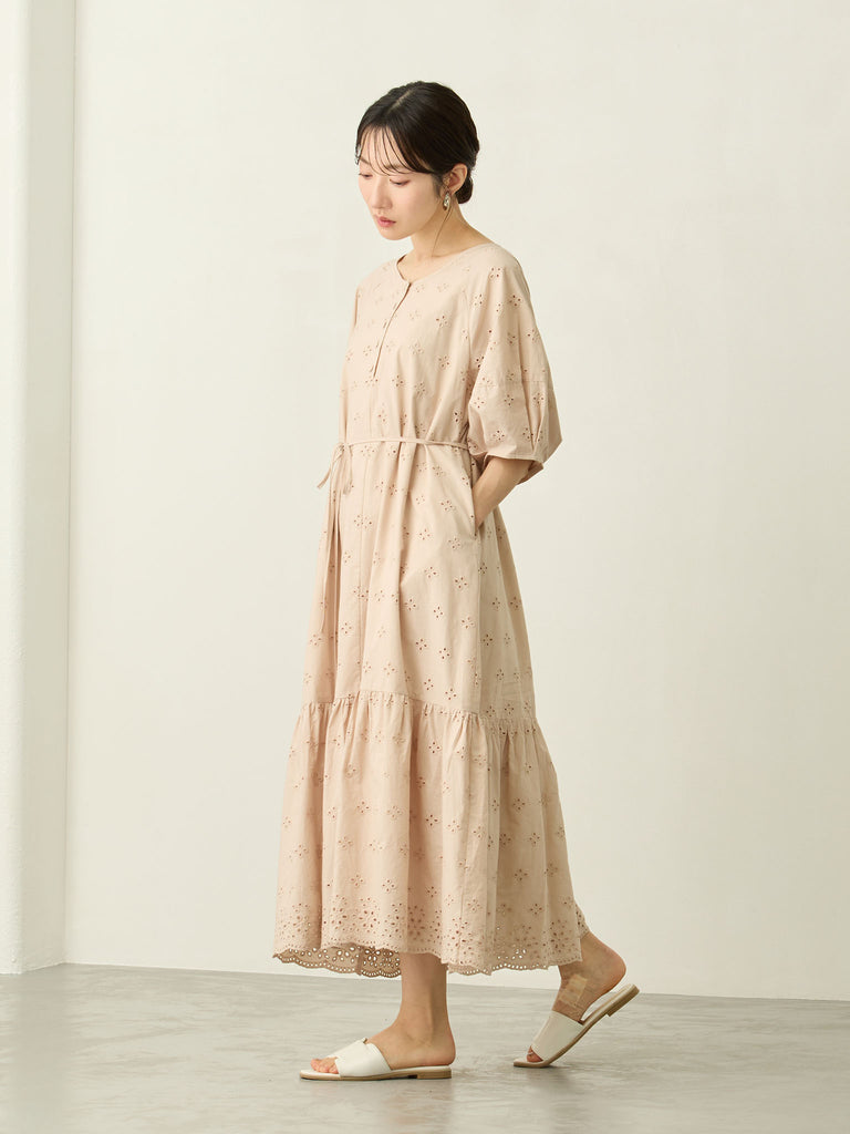 コットンレースワンピース Beige – honono for mom&baby